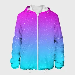 Мужская куртка 3D Neon space