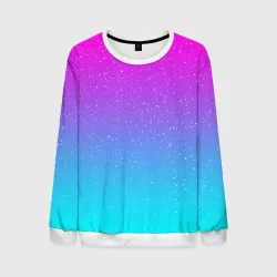 Мужской свитшот 3D Neon space