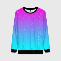 Женский свитшот 3D Neon space