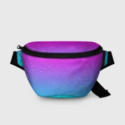 Поясная сумка 3D Neon space
