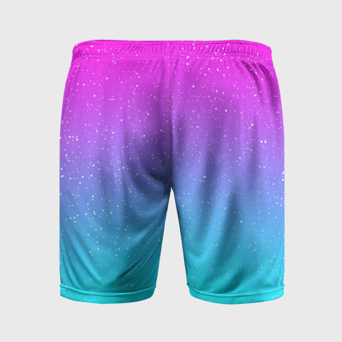 Мужские шорты спортивные Neon space, цвет 3D печать - фото 2