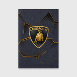 Обложка для паспорта матовая кожа Lamborghini