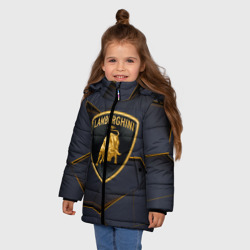 Зимняя куртка для девочек 3D Lamborghini - фото 2