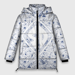 Женская зимняя куртка Oversize Скуби-Ду