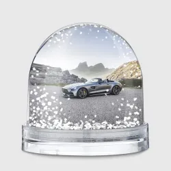 Игрушка Снежный шар Mercedes v8 biturbo