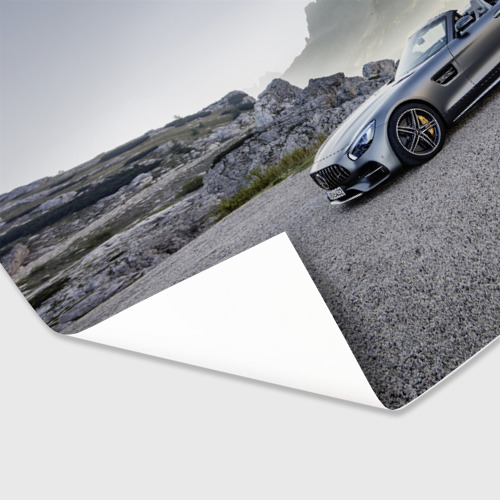 Бумага для упаковки 3D Mercedes v8 biturbo - фото 3