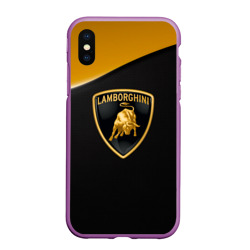 Чехол для iPhone XS Max матовый Lamborghini