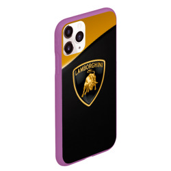 Чехол для iPhone 11 Pro Max матовый Lamborghini - фото 2