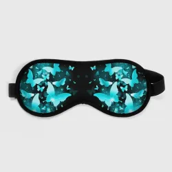 Маска для сна 3D Неоновые бабочки neon