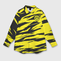 Женская рубашка oversize 3D FC Borussia