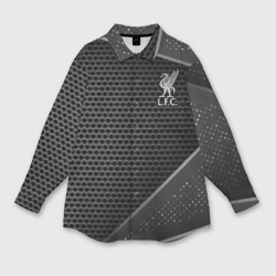 Женская рубашка oversize 3D Liverpool F.C