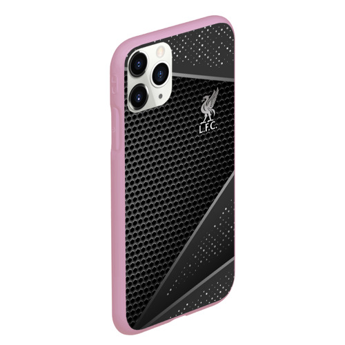 Чехол для iPhone 11 Pro Max матовый Liverpool F.C, цвет розовый - фото 3