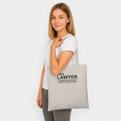 Шоппер BioNature I`m a lawyer - фото 2