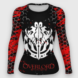 Женский рашгард 3D Красные линии оверлорд