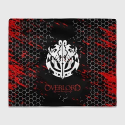 Плед 3D Красные линии оверлорд