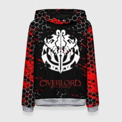 Женская толстовка 3D Красные линии оверлорд