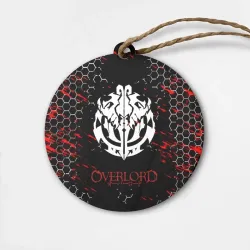 Деревянная игрушка круг Красные линии оверлорд