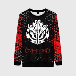 Женский свитшот 3D Красные линии оверлорд