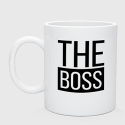 Кружка керамическая The boss