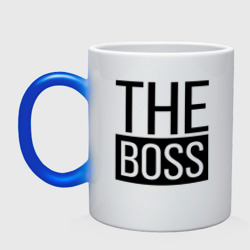 Кружка хамелеон The boss