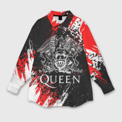 Женская рубашка oversize 3D Queen