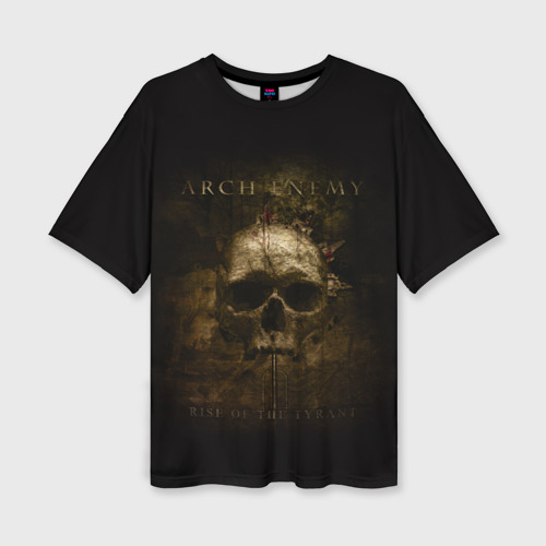 Женская футболка oversize 3D ARch Enemy 37, цвет 3D печать