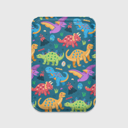 Картхолдер Magsafe магнитный Арт с динозаврами