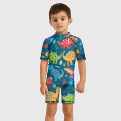 Детский купальный костюм 3D Арт с динозаврами - фото 2