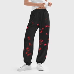 Женские джоггеры оверсайз 3D Красная сакура - фото 2