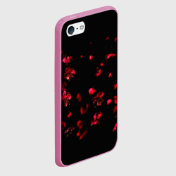 Чехол для iPhone 5/5S матовый Красная сакура - фото 2