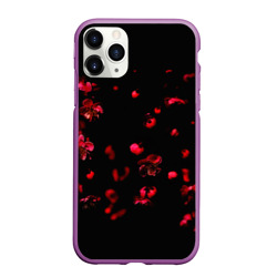 Чехол для iPhone 11 Pro Max матовый Красная сакура