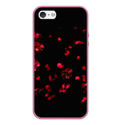 Чехол для iPhone 5/5S матовый Красная сакура