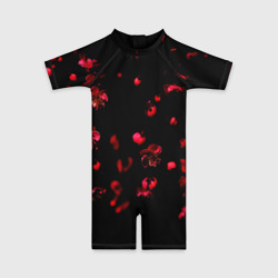 Детский купальный костюм 3D Красная сакура