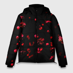 Мужская зимняя куртка 3D Красная сакура