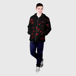 Мужская куртка 3D Красная сакура - фото 2