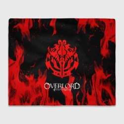 Плед 3D Красный огонь оверлорд