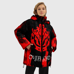 Женская зимняя куртка Oversize Красный огонь оверлорд - фото 2