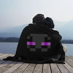 Плед 3D Minecraft Enderman face - фото 2
