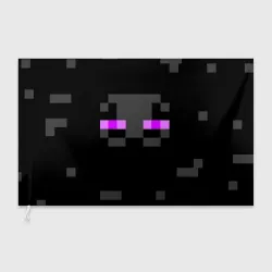 Флаг 3D Minecraft Enderman face