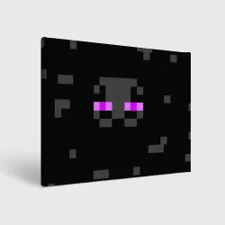 Холст прямоугольный Minecraft Enderman face