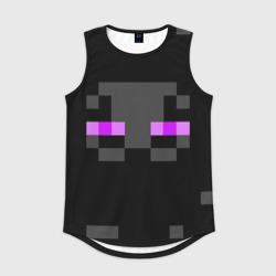 Мужская спортивная майка 3D Minecraft Enderman face