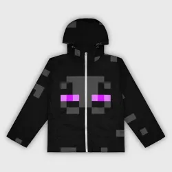 Женская ветровка 3D Minecraft Enderman face