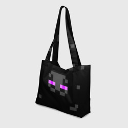 Пляжная сумка 3D Minecraft Enderman face - фото 2