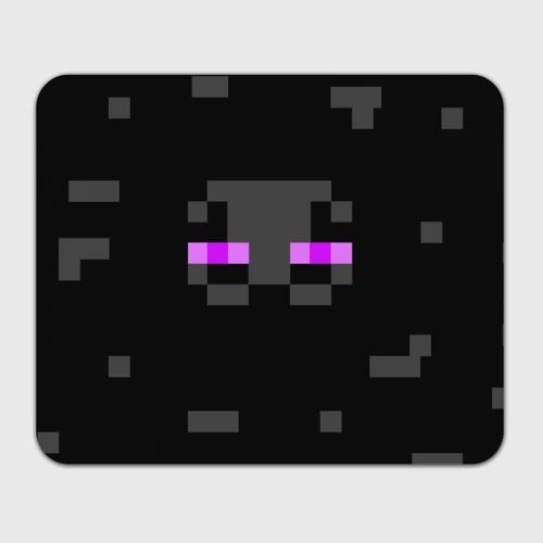 Прямоугольный коврик для мышки Minecraft Enderman face