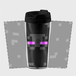 Термокружка-непроливайка Minecraft Enderman face - фото 2