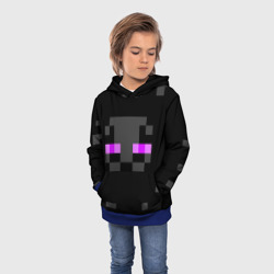 Детская толстовка 3D Minecraft Enderman face - фото 2