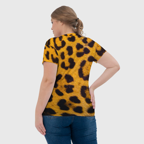 Женская футболка 3D Леопард - фото 7
