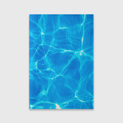 Обложка для паспорта матовая кожа Вода