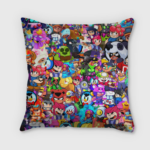 Подушка 3D Brawl stars: crow - heroes pattern - фото 2