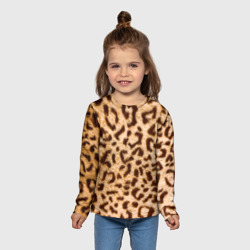 Детский лонгслив 3D Леопард - фото 2